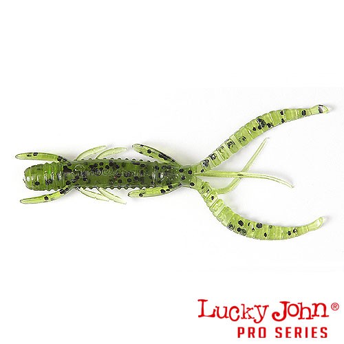 Виброхвосты Lucky John Pro Series HOGY SHRIMP 3.5in (08.90) 5шт, съедобные
