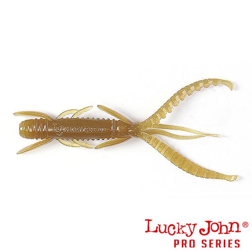 Виброхвосты Lucky John Pro Series HOGY SHRIMP 3.5in (08.90) 5шт, съедобные