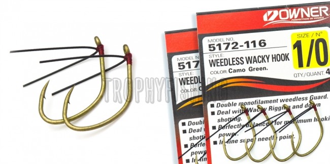 Крючок OWNER C'ultiva 5172 Wacky Weedless Hook Крючок OWNER C'ultiva 5172 Wacky Weedless Hook