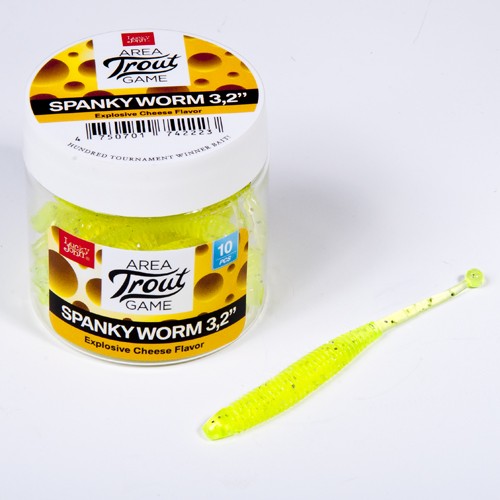 Слаги съедобные Lucky John Pro Series SPANKY WORM 3,2in (08.00) 10шт Слаги съедобные Lucky John Pro Series SPANKY WORM 3,2in (08.00) 10шт
