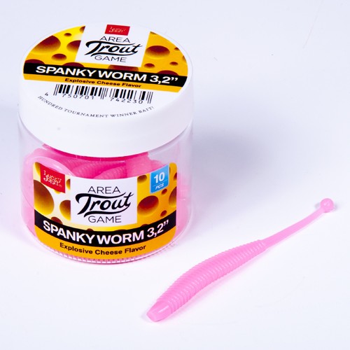 Слаги съедобные Lucky John Pro Series SPANKY WORM 3,2in (08.00) 10шт Слаги съедобные Lucky John Pro Series SPANKY WORM 3,2in (08.00) 10шт
