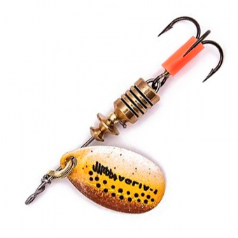 Блесна вращ. Mepps AGLIA FLUO, Micropigments Trout, 2, Brown