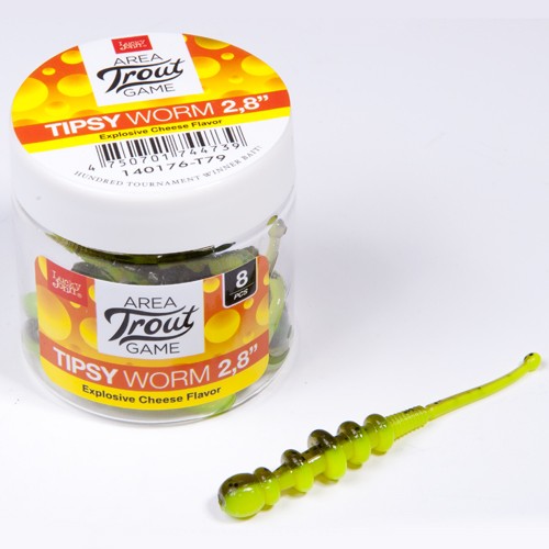 Слаги съедобные Lucky John Pro Series TIPSY WORM 2,3in (05.84) 12шт Слаги съедобные Lucky John Pro Series TIPSY WORM 2,3in (05.84) 12шт