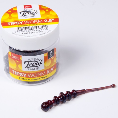 Слаги съедобные Lucky John Pro Series TIPSY WORM 2,8in (07.12) 8шт Слаги съедобные Lucky John Pro Series TIPSY WORM 2,8in (07.12) 8шт
