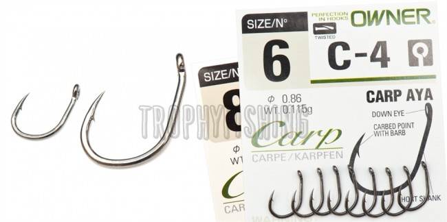 Крючок OWNER C'ultiva 50924 (C-4) Carp Aya Крючок OWNER C'ultiva 50924 (C-4) Carp Aya
