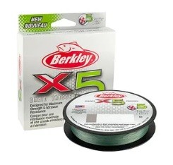 Шнур плетеный Berkley X5 Braid Fluro Green 2000m 