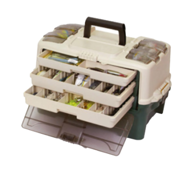 Ящик Plano 3х ярусный  3 Tray Box /Drawer Version цвет Green (51.2cm x 31.5cm x 31.2cm)