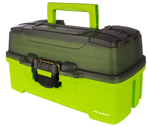 Ящик Plano  1 Tray цвет Smoke/Green (33.3cm x 20.6cm x 17cm)
