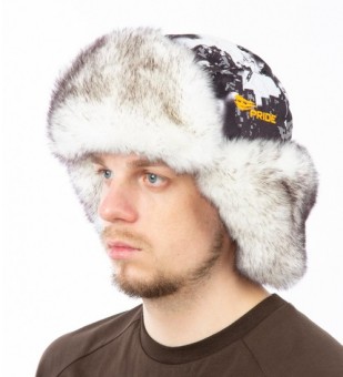 Шапка-ушанка Novatex Taiga NEW (Тайга)(алова,белая кобра) 
