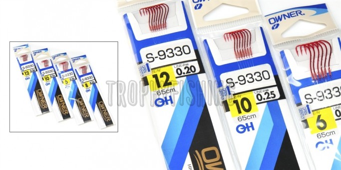 Крючок OWNER 59330 с поводком без петли 65см. RYUSEN-BH
