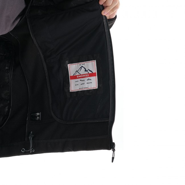 Куртка Novatex Payer "Скандинавия" (Таслан, черный кмф)