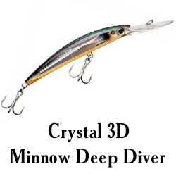 Воблер Yo-Zuri Crystal 3D Minnow Deep Diver